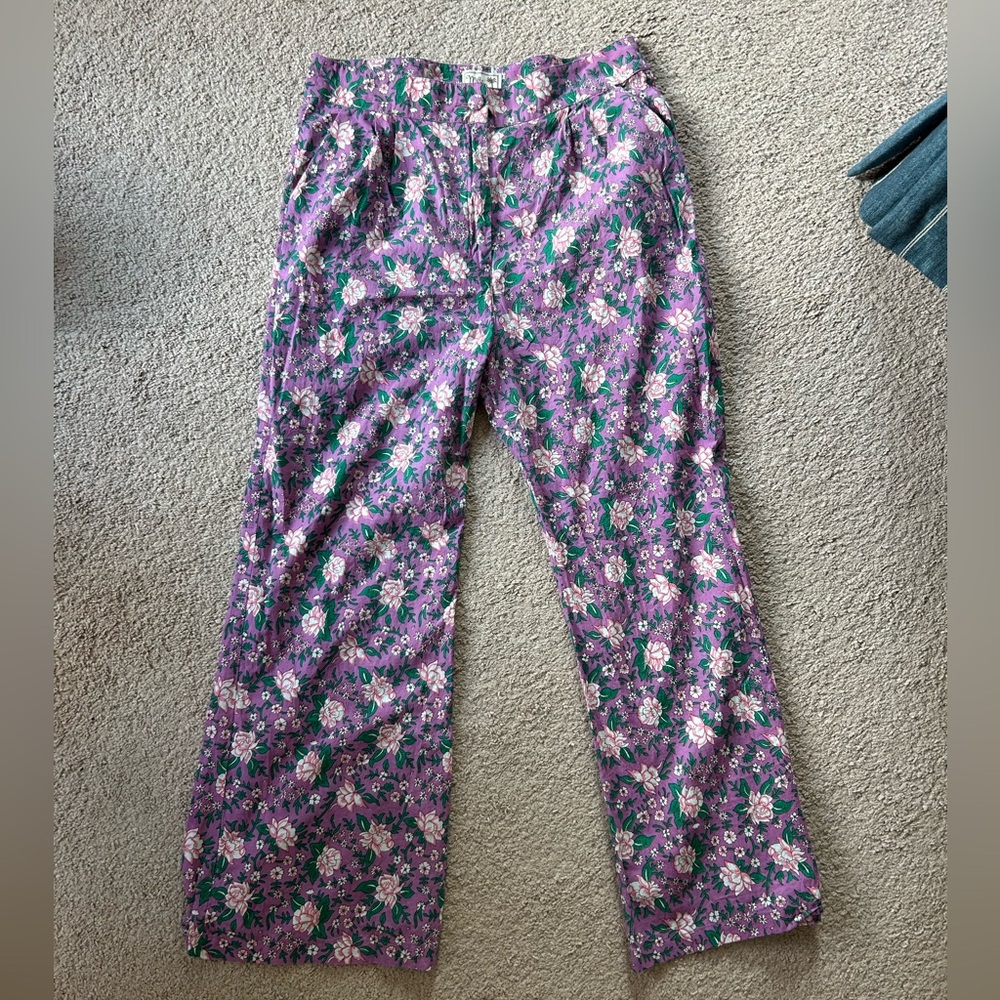 Mille Floral Purple Pants